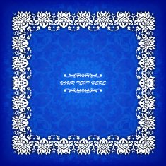 vintage border frame engraving with retro ornament pattern