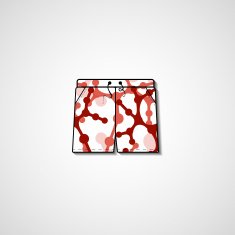 Abstract illustration on shorts N6