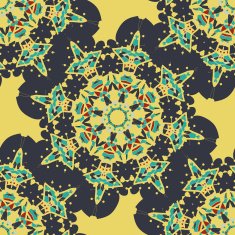 Seamless mandala Vintage decorative element