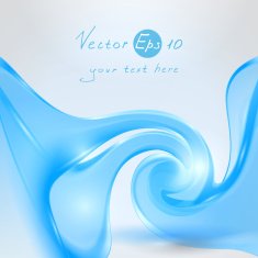 Abstract waving blue background N18
