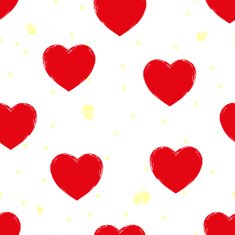 Seamless background consisting of hearts for Valentine's day