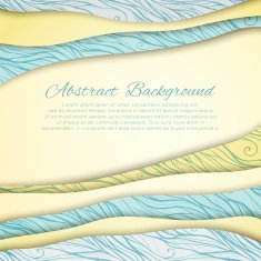 Abstract background with doodle ornament N2