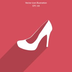 Vector woman boots web icon N8