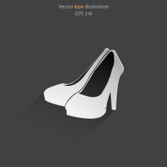Vector woman boots web icon N12