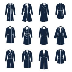 Different types of women coats