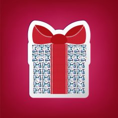 Elegant gift of precious stones