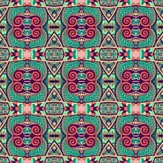 seamless geometry vintage pattern ethnic style ornamental backg N11