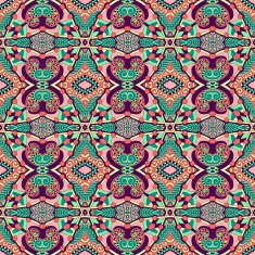 seamless geometry vintage pattern ethnic style ornamental backg N12