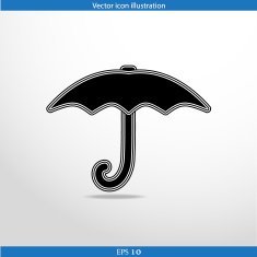 Vector umbrella web icon N2