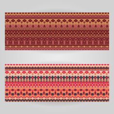 vector templates set with art ornamental theme