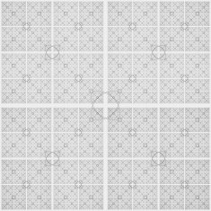 Abstract black and white geometric pattern seamless arabesque style N12