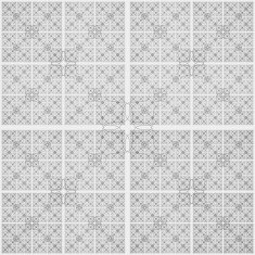 Abstract black and white geometric pattern seamless arabesque style N18