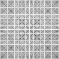 Abstract black and white geometric pattern seamless arabesque style N19