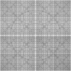 Abstract black and white geometric pattern seamless arabesque style N31