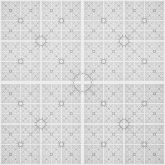 Abstract black and white geometric pattern seamless arabesque style N53