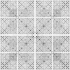 Abstract black and white geometric pattern seamless arabesque style N63