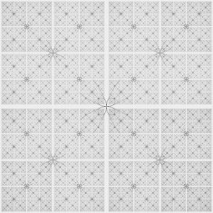 Abstract black and white geometric pattern seamless arabesque style N72