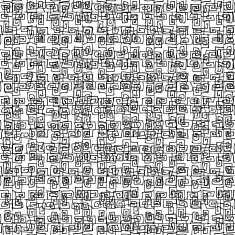 African pattern seamless tiling Vector N3