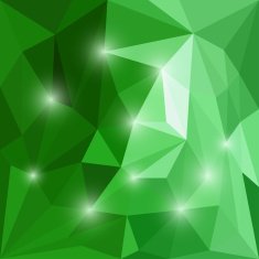 Abstract bright colored polygonal triangular background with glaring lights N7