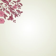 Hand drawing floral background N2