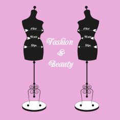 vector vintage tailor's mannequin N6