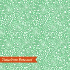 Hand-drawn seamless floral pattern N2