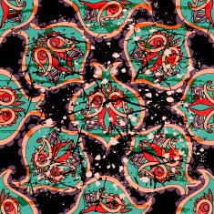 Vector decorative seamless pattern background Elegant luxury texture for wallpapers