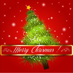 Merry Christmas tree background N5