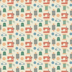 Needlework seamless pattern