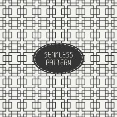 Vector seamless retro vintage geometric hipster line pattern N2