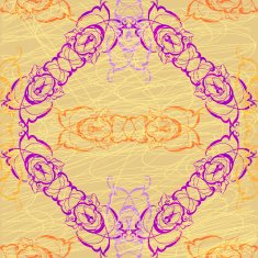 Vector decorative seamless pattern background Elegant luxury texture for wallpapers N3