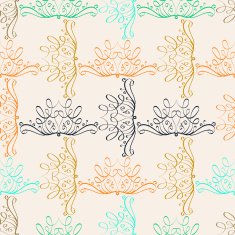 Vector decorative seamless pattern background Elegant luxury texture for wallpapers N5