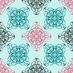 Vector decorative seamless pattern background Elegant luxury texture for wallpapers N6