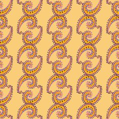 Vector ornamental seamless pattern on background N2