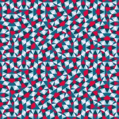 Triangles mosaic geometric seamless pattern 90s style Vector illustration