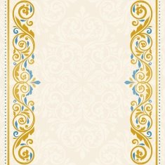 Vintage invitation card N35