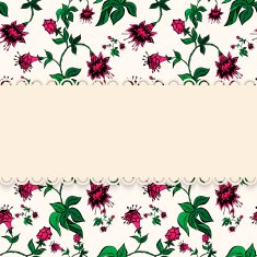 Floral ornate pattern N16