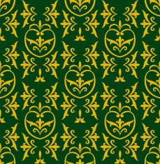 damask green