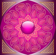 background with gold ornaments and precious stones N2