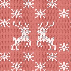 Christmas seamless ornament sweater with deers