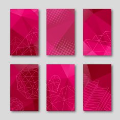 Set of brochure design templates vector illustration N2