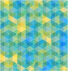 Retro geometric hexagon seamless pattern N4