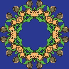 pattern with roses rastr