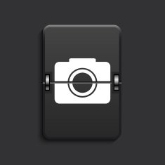 vector modern scoreboard black icon N9