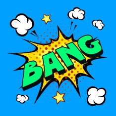 bang comic explosion
