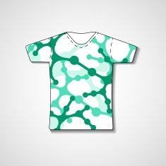 Abstract illustration on t-shirt N4