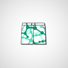 Abstract illustration on shorts N12