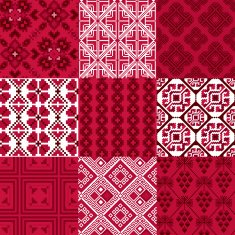 9 retro seamless ornaments N2