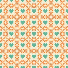 seamless pattern for valentines day and wedding N16