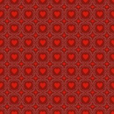 seamless pattern with hearts Valentines day background N12